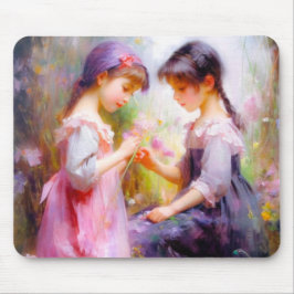 Freunde und Blume Mousepad