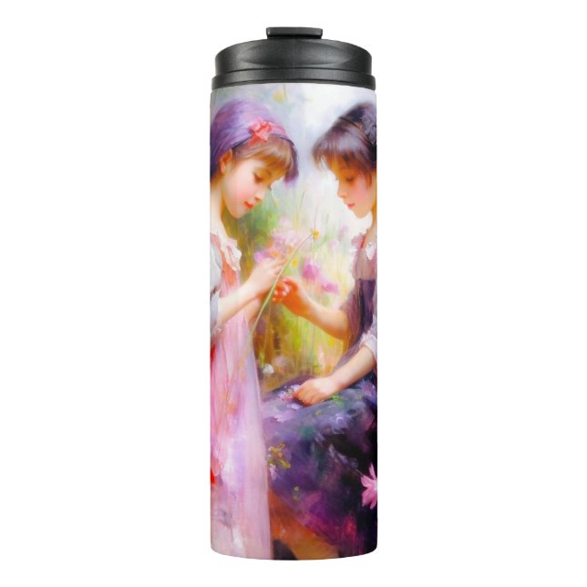 Freunde und Blume Thermosbecher (Vorderseite)