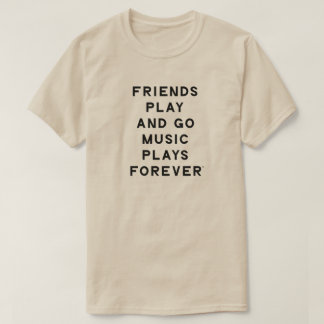 Freunde und Musikangebot Männer T - Shirt