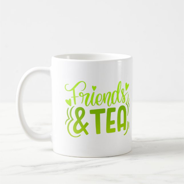 Freunde und Tee Kaffeetasse (Links)