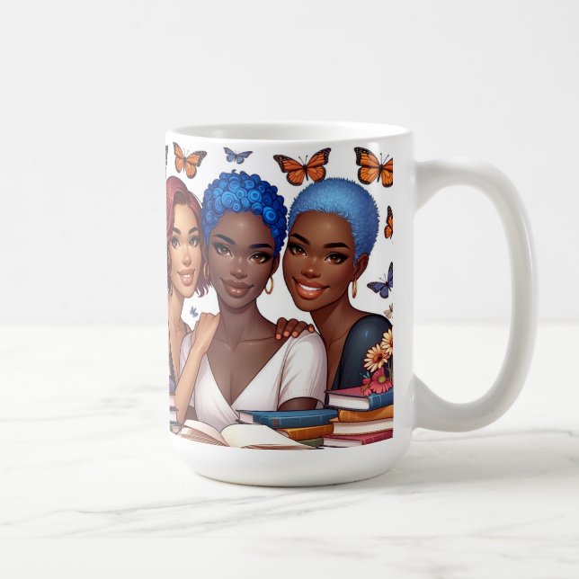 Freunde und Worte Kaffeetasse (Rechts)