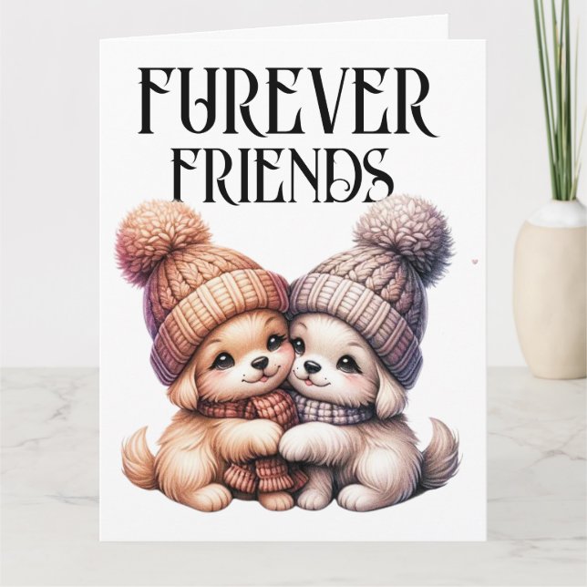 FREUNDE / Uni gebunden / Abschluss Karte (Vorderseite)