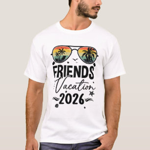Freunde Urlaub 2026 Gemeinsame Erinnerungen T-Shirt