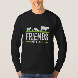 Freunde Veganen Tierschutzes Tierschutz Sprichwort T-Shirt
