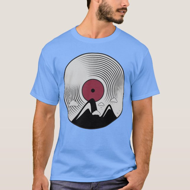 Freunde Vintager Musikmönche T-Shirt (Vorderseite)