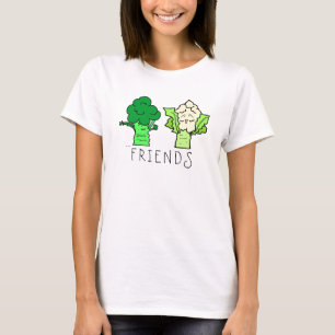 Freunde von Brokkoli und Blumenkohl, individuell e T-Shirt