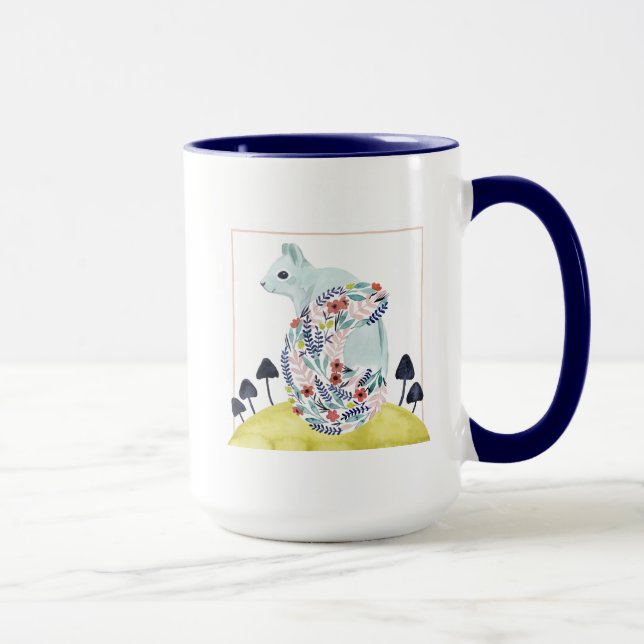 Freunde von Clementine | Volkskunsthörnchen Tasse (Rechts)