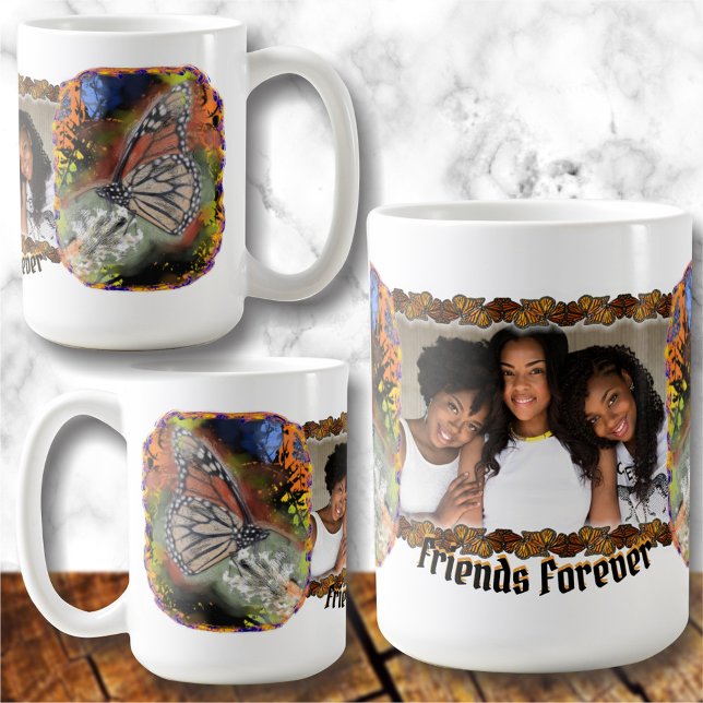 Freunde von Forever Butterfly Kaffeetasse (Von Creator hochgeladen)