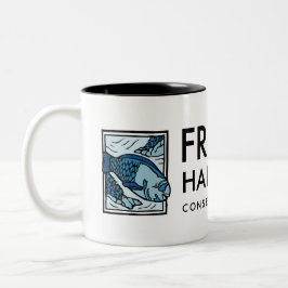 Freunde von Hanauma Bay Parrotfish - Oahu, Hawaii Zweifarbige Tasse