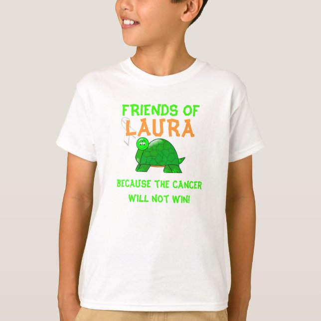Freunde von Laura-T-Shirt mit Jungenschildkröte T-Shirt (Vorderseite)