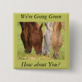 Freunde von Pferden Button