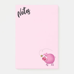 Freunde von Schweinefleisch und Bienen Post-it Klebezettel