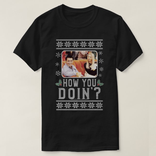 Freunde Weihnachten, wie Sie tun 'Ugly Sweater Pre T-Shirt (Design vorne)
