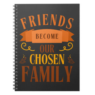 Freunde werden unser ausgewählter Tag der Familien Notizblock