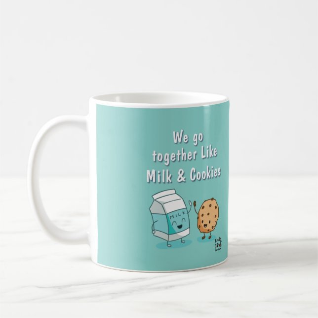 Freunde wie Milch und Keks Kaffeetasse (Links)