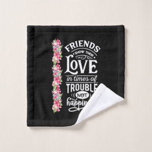Freunde zeigen ihre Liebe Waschlappen
