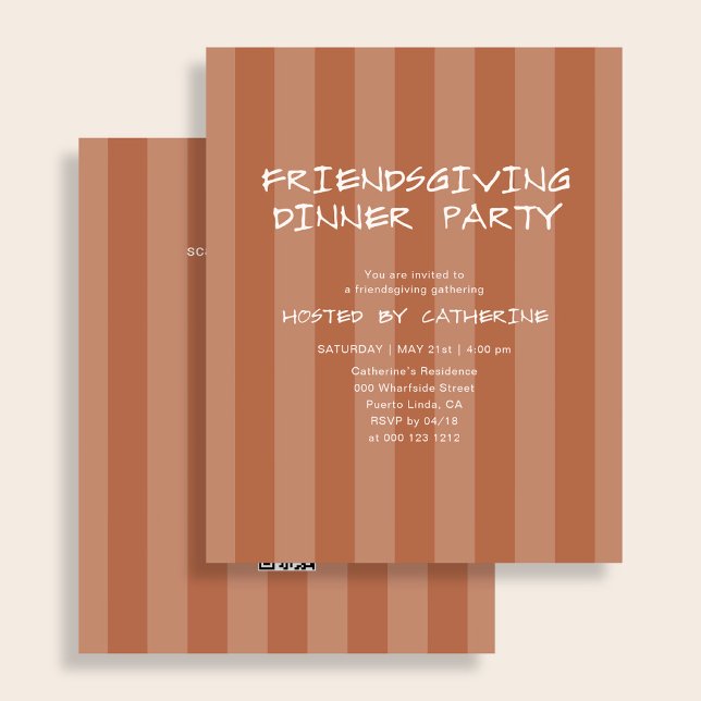 Freundes-Dankfest-Essen mit Budget Flyer (Von Creator hochgeladen)