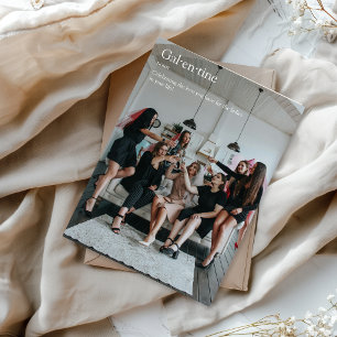 Freundes Foto Galentine's Day Definitionskarte Feiertagskarte