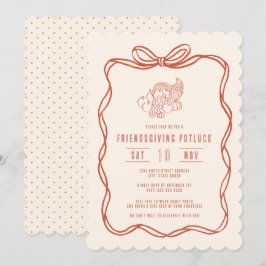 Freundesdankfest-Essen Potluck-Dinner Coquette-Sch Einladung