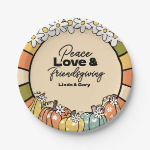 Freundesdankfest-Papier-Nachspeiseteller Pappteller