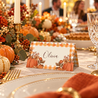 Freundesdankfest-Platzkarte Thanksgiving-Namenskar Platzkarte