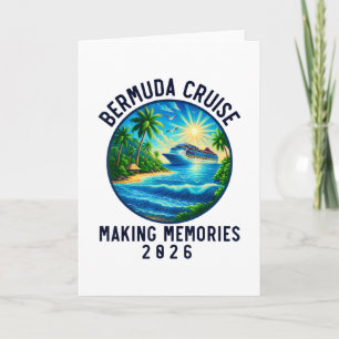 Freundesgruppe Bermuda-Kreuzfahrt 2026 passende Fa Karte