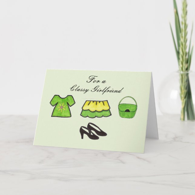 Freundin Birthday Karte (Vorderseite)