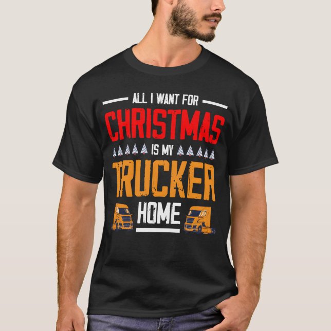 Freundin Christmasrucker T-Shirt (Vorderseite)