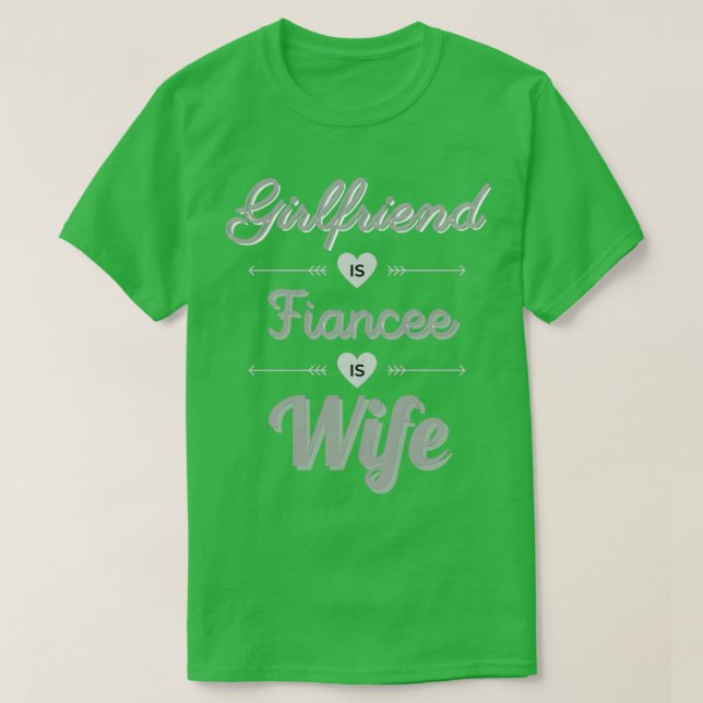 Freundin-Ehefrau T-Shirt (Design vorne)