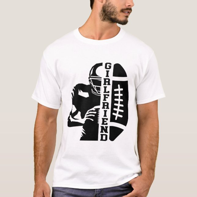 Freundin eines Fußballspielers T-Shirt (Vorderseite)
