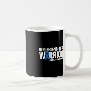Freundin eines Warrior Blue Ribbon Alopecia Aware Kaffeetasse