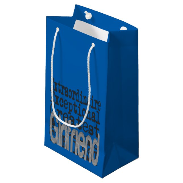 Freundin Extraordinaire Kleine Geschenktüte (Vorderseite Schrägansicht)