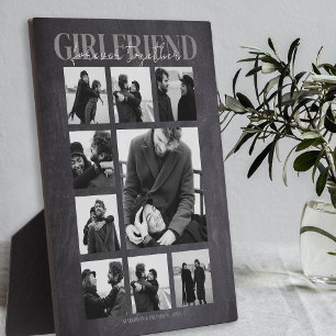 Freundin für immer zusammen Foto-Collage Fotoplatte