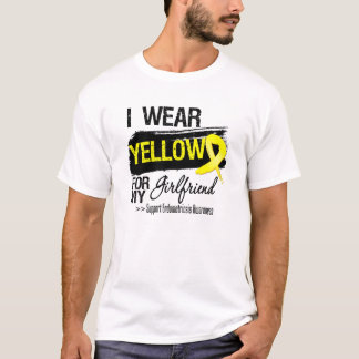 Freundin-gelber BandEndometriosis T-Shirt
