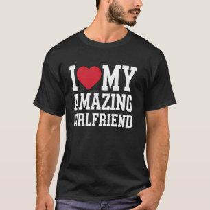 Freundin Geschenk Ich Liebe Meine Erstaunliche Fre T-Shirt
