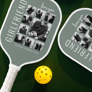 Freundin   Liebe   FotoCollage Pickleball Schläger
