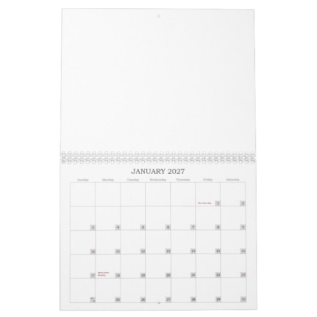 Freundin-Wäsche - Kalender (Jan 2027)