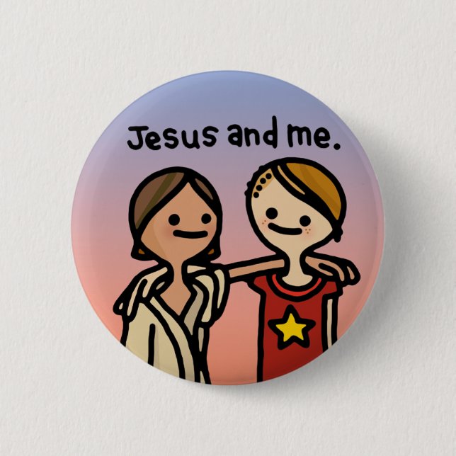 Freundinknopf Button (Vorderseite)