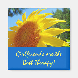 Freundinnen sind die beste Therapie! Magnet Sonnen