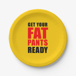 Freundinnen und Mitarbeiter können sich für fette Pappteller