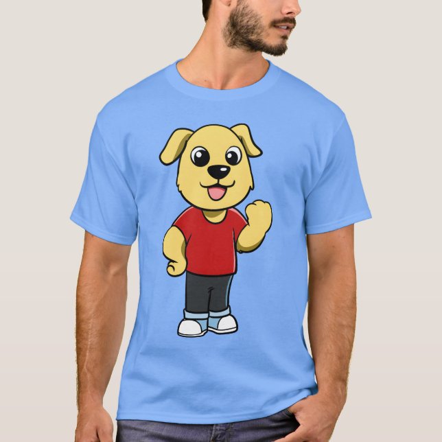 Freundinnen von Dog Man T-Shirt (Vorderseite)