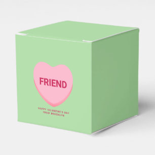 Freundlich grün rosa Konversation Herz Valentine Geschenkschachtel