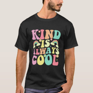 Freundlich ist immer cool groovy Gänseblümchen Leh T-Shirt
