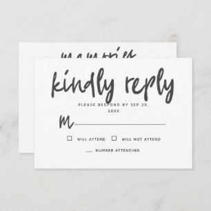 Freundliche Antwort Einfache moderne Erinnerungen 