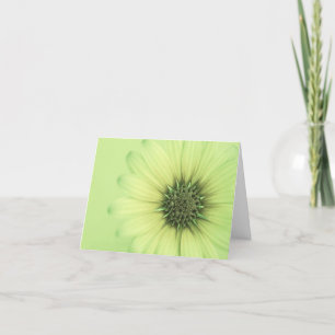 Freundliche, blumengeschmückte Fotokarte mit inner Karte