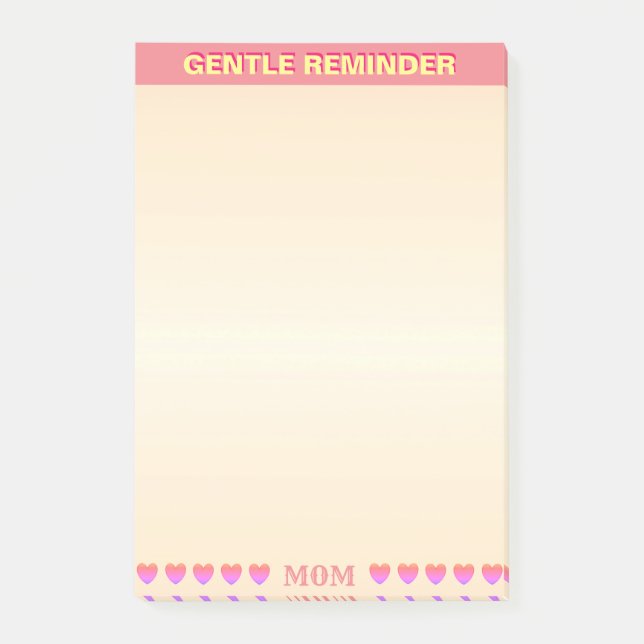 Freundliche Erinnerung Post-it Klebezettel (Vorderseite)