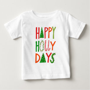 FREUNDLICHE FERIENTAGE Sweet Holiday Xmas Weihnach Baby T-shirt