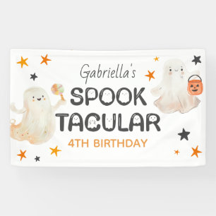 Freundliche Geister Spooktacular Kindergeburtstag Banner