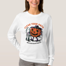 Freundliche Jack-o-Lantern-Sicherheit T-Shirt