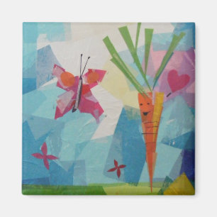 Freundliche Karotte Magnet